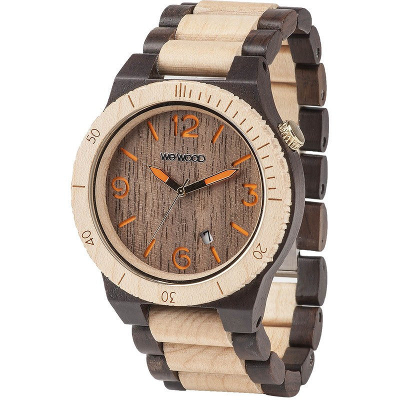 WeWood Alpha Wood Watch | Chocolate/Beige