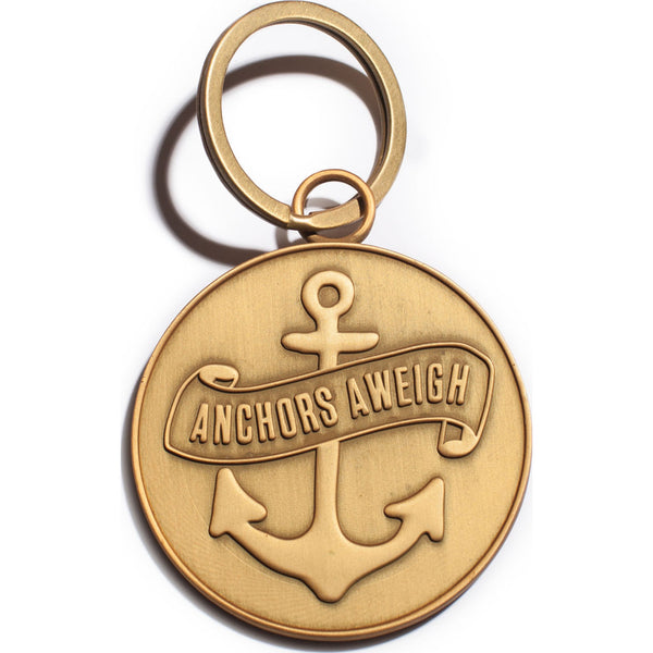 Izola Anchors Aweigh Key Chain | Gold 16003