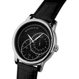Rossling & Co. Strasse Watch |  Silver/Black