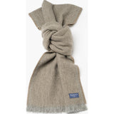 Faribault Annandale Herringbone Wool Scarf | Taupe 16910 12x72