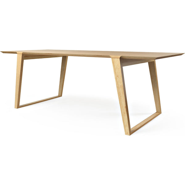 Kalon Isometric Medium Wood Table | Ash