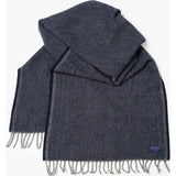Faribault Ashby Twill Wool Scarf | Ink Blue 16842 16x72