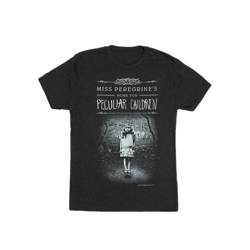 Out of Print Miss Peregrine's Home for Peculiar Children T-Shirt | Vintage Black