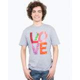 Out of Print The Very Hungry Caterpillar Love Men's T-Shirt | Gray Small B-1207