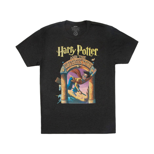 Out of Print Harry Potter and the Sorcerer's Stone Men's T-Shirt | Black Medium B-1208