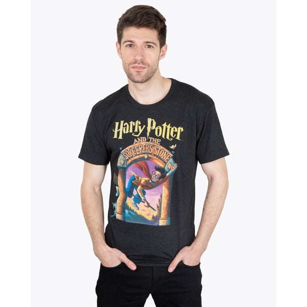 Out of Print Harry Potter and the Sorcerer's Stone Men's T-Shirt | Black Small B-1208
