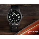 Lum-Tec B23 Carbon Watch | Leather Strap