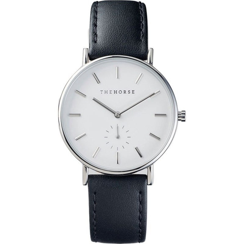 The Horse Classic Silver Watch | Black B2