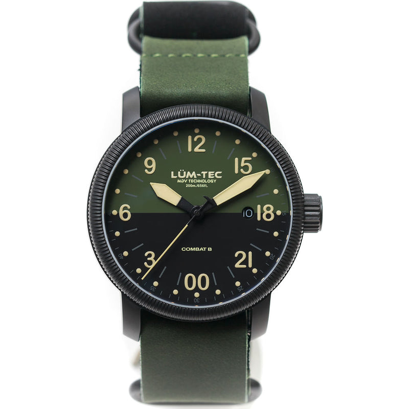 Lum-Tec B37 24 Hour Watch | Leather Strap