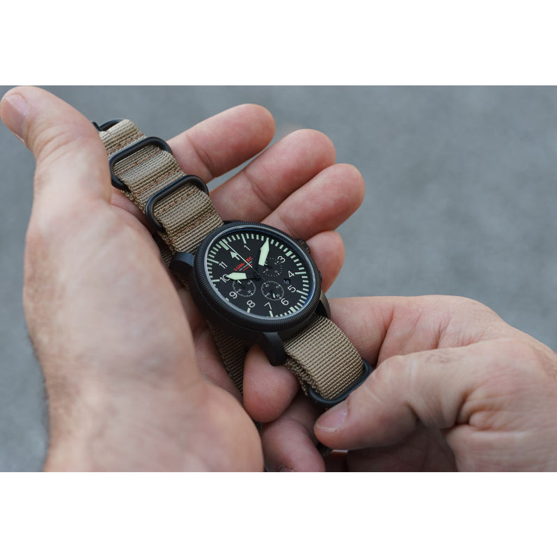 Lum-Tec Combat B42 Chronograph Watch | Nylon Strap LTB42