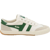 Gola Mens Badminton Sneakers | Off White/Green- CMA548-Size 13