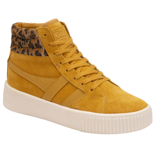Gola Women's Baseline Savanna Sneaker | Sun/Leopard