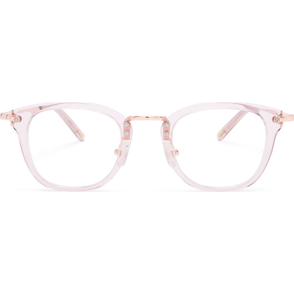 DIFF Eyewear Rue Blue Light Glasses | Light Pink Crystal
