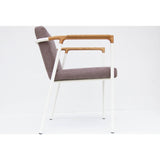 Bowery & Grand BG1117 Matte White Chair | Madison