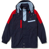 Lacoste Men's Detachable Hood Water-Resistant Parka Coat