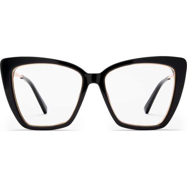 DIFF Eyewear Becky IV Blue Light Glasses | Black