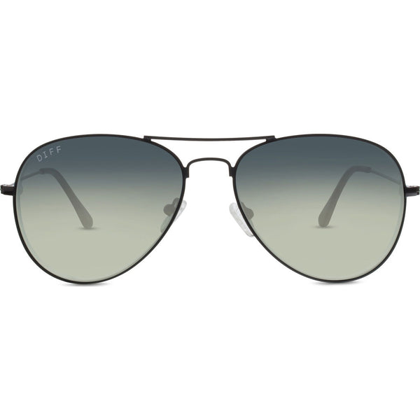 DIFF Eyewear Cruz Sunglasses | Black + Grey Gradient