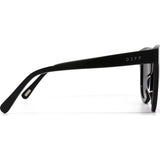 DIFF Eyewear April Sunglasses | Black + Grey Gradient Lens