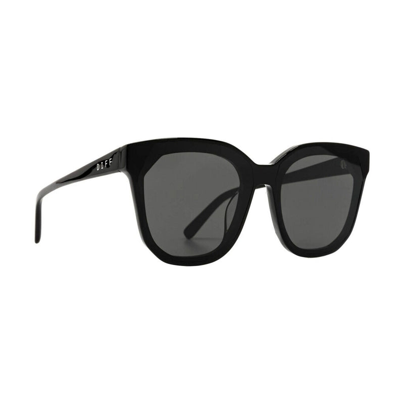 Diff Eyewear Gia Sunglasses | Black + Grey Lens