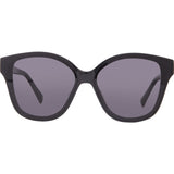 DIFF Eyewear Piper Polarized Sunglasses | Black + Dark Smoke Lens