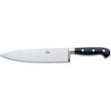 Coltellerie Berti Insieme 9" Chef's Knife w/ Magnetized Wood Block | Black Lucite Handle