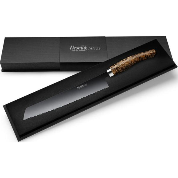Nesmuk Janus Bread Knife 270 Karelian Birch Burl