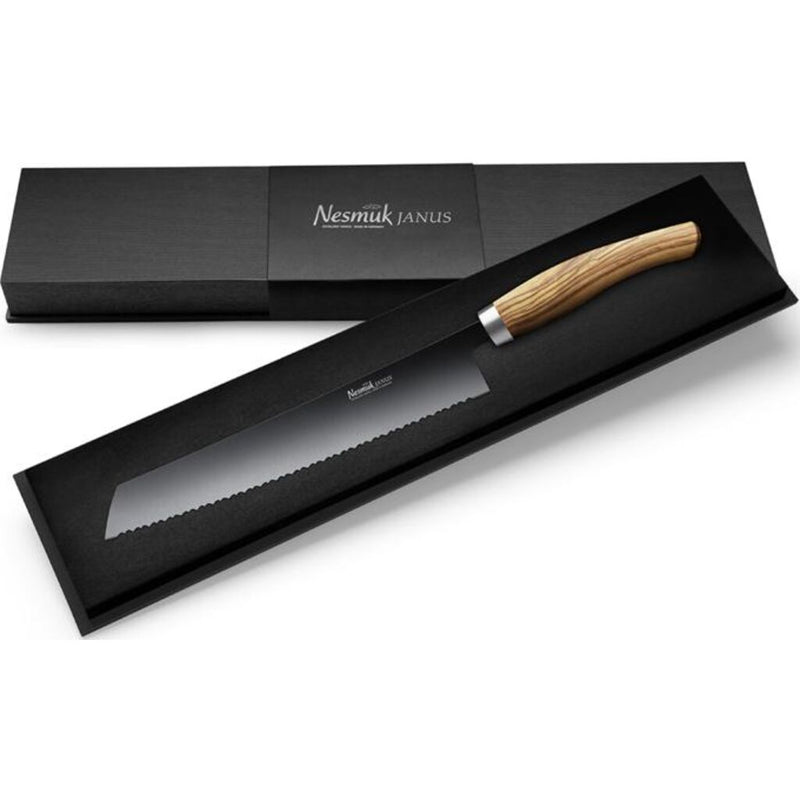 Nesmuk Janus Bread Knife 270 Olive Wood