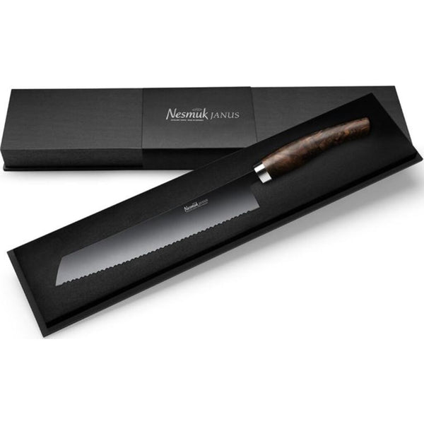 Nesmuk Janus Bread Knife 270 Walnut Burl