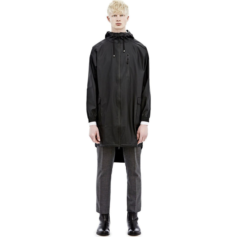RAINS Waterproof Parka Coat | Black 1233 XXS/XS
