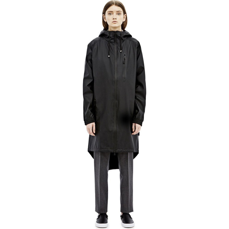 RAINS Waterproof Parka Coat | Black 1233 XS/S