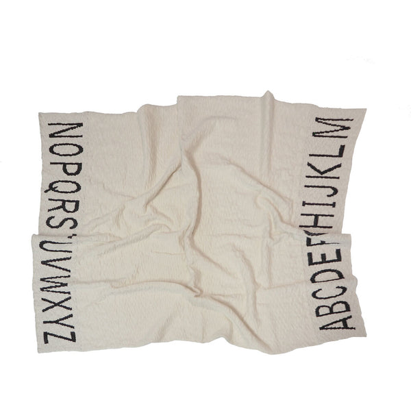 Lorena Canals Knitted ABC Baby Blanket