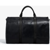 Hook & Albert Project 11 Leather Garment Weekender Bag | Black