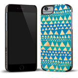 Recover Printed Blue Triangle Wood iPhone 6 Case | Bamboo