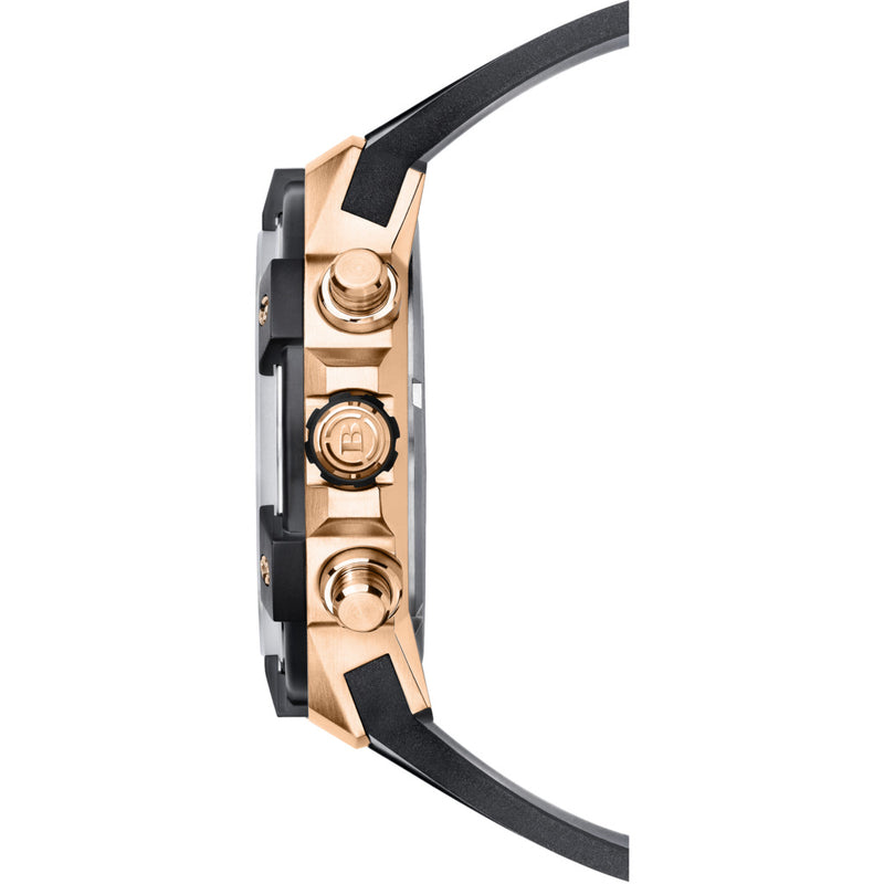 Brera Milano Supersportivo Evo Chronograph Watch | Brushed Gold/Black IP
