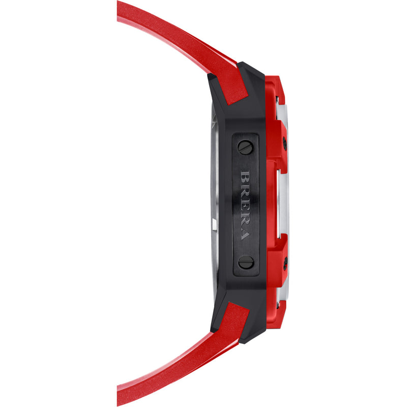 Brera Milano Supersportivo Evo Chronograph Watch | Black/Red IP