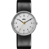 Braun BN0021 White Classic Men's Watch | Black Leather