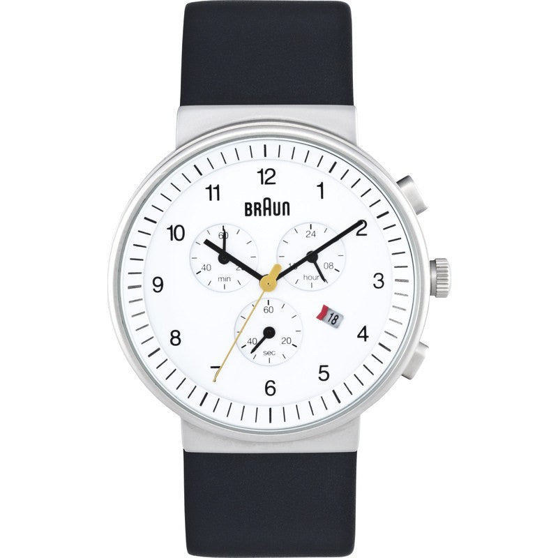 Braun BN0035 White Classic Watch | Leather BN0035WHBKG