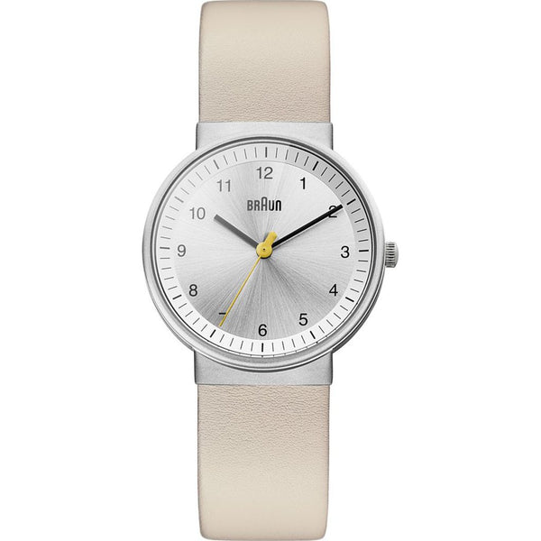 Braun 0031 3 Hand Analog Women's Watch | Beige Leather