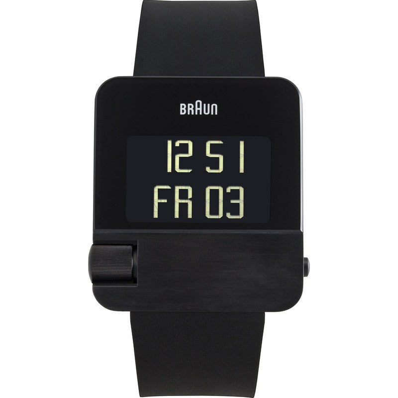 Braun BN0106 Black Prestige Digital Men's Watch | Rubber BN0106BKBKG
