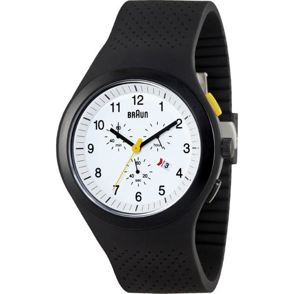 Braun BN0115 White Sports Watch | Silicone BN0115WHBKG
