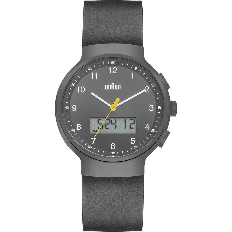 Braun BN0159 Grey Ani-Digi Chronograph Men's Watch | Rubber