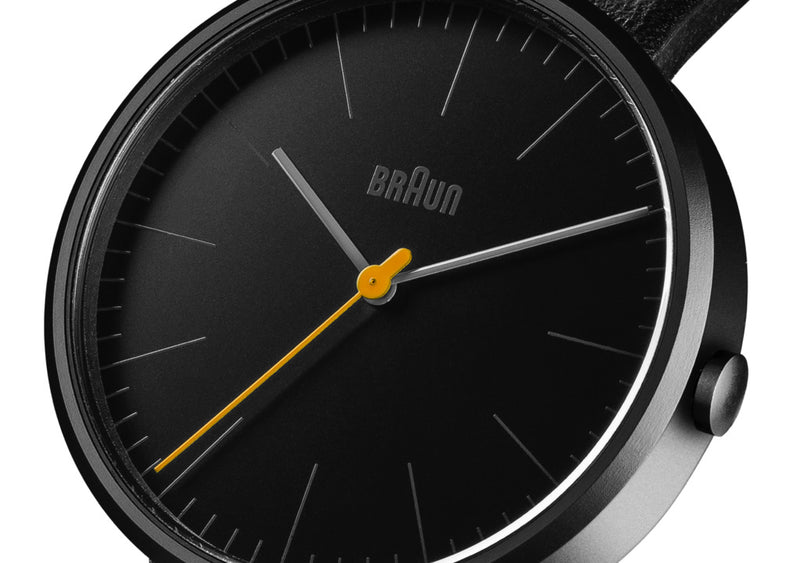 Braun 0172 Ceramic Analog Men's Watch | Leather