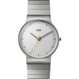 Braun 0211 White Classic Slim Analog Men's Watch | Matte Sterling Silver