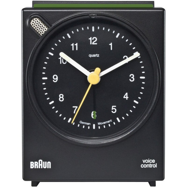Braun Voice Activated Alarm Clock | Black
