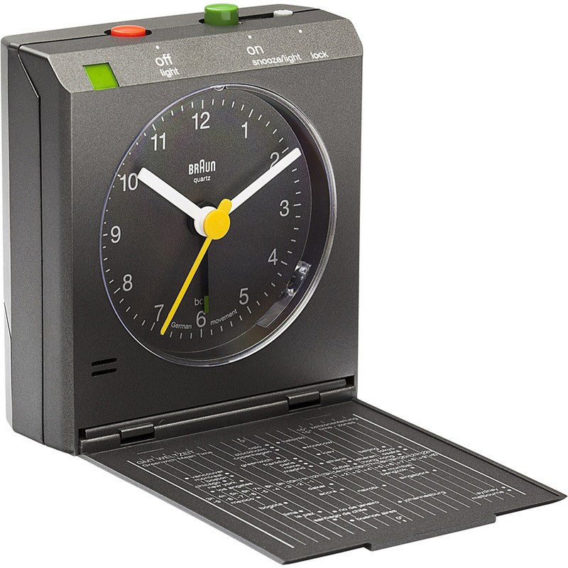 Braun Classic Motion Alarm Clock | Grey BNC005GYGY