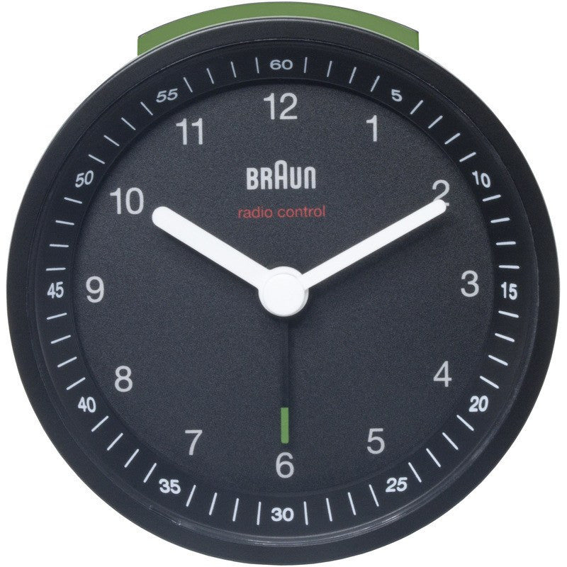 Braun Classic Round Alarm Clock | Black