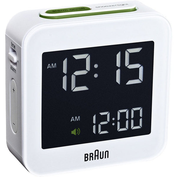 Braun Digital Alarm Clock | White BNC008WH