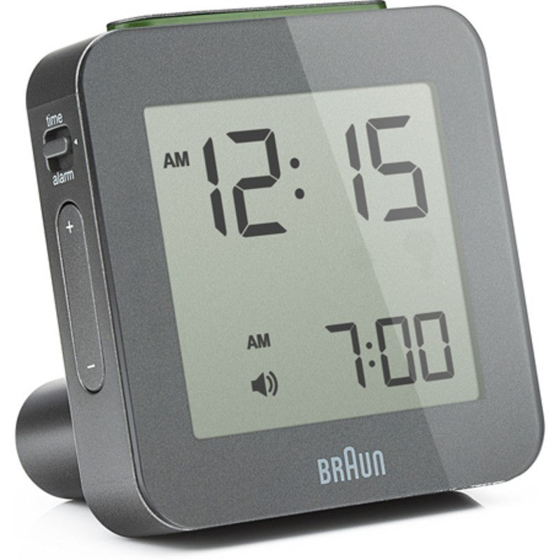 Braun Global Radio Controlled Alarm Clock | Grey BNC009GY-RC