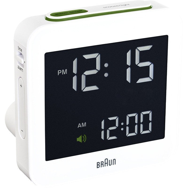 Braun Digital Alarm Clock | White BNC009WH