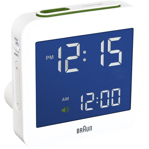 Braun BNC009 Digital Alarm Clock | White